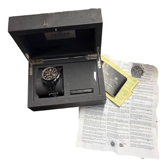 Citizen World Time A-T Eco-Drive Movement Caliber H820 Limited Edition Watch - Picture 10 of 14